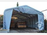 Capannone tenda PRO 7x7x3,8m PVC, Grigio