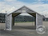 Tenda de armazenagem PRO 5x4x2x3,39m, PVC, Cinza