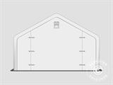 Capannone tenda PRO 5x4x2x3,39m, PVC, Grigio