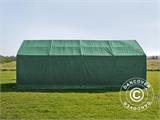 Storage shelter PRO 4x8x2.5x3.6 m, PVC, Green