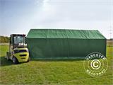 Tenda de armazenagem PRO 4x8x2,5x3,6m, PVC, Verde