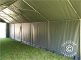 Tenda de armazenagem PRO 5x12x2x3,39m, PVC, Cinza