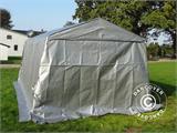 Namiot garażowy Basic 3,3x4,8x2,4 m PE, szary