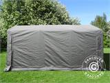 Tenda garage Basic 3,3x4,8x2,4m PE, Grigio