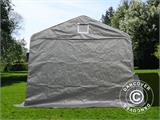 Namiot garażowy Basic 3,3x7,2x2,4 m PE, szary