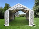 Capannone tenda PRO 4x8x2x3,1m, PE, Grigio