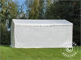Tenda Magazzino Basic 2-in-1, 4x6m PE, Bianco