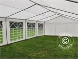 Opbevaringstelt Basic 2-i-1, 4x8m PE, Hvid Opbevaringstelt Basic 2-i-1, 4x8m PE, Hvid