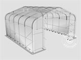 Storage shelter PRO 6x6x3.7 m, PE, Grey