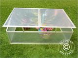 Mini greenhouse Cold Frame 0.6 m², 1.08x0.56x0.4 m, Aluminium