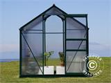 Greenhouse Polycarbonate 3.64m², 1.9x1.92x2.01 m, Green