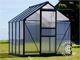Greenhouse Polycarbonate 4.78 m², 1.9x2.52x2.01 m, Green