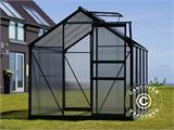 Greenhouse Polycarbonate 4.78 m², 1.9x2.52x2.01 m, Black
