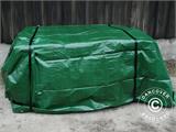 Tarpaulin 4x6 m, PE 150 g/m², Green