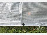 Tarpaulin 10x14 m, Net reinforced PE 200 g/m², Clear