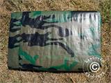 Camouflage tarpaulin Woodland 3x5 m, 120 g/m²
