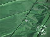 Lona impermeable 8x14m, PVC 500g/m², Verde, Ignífuga