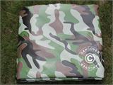 Camouflage tarpaulin 4x6 m, PVC 450 g/m²