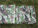 Camouflage tarpaulin 6x8 m, PVC 450 g/m²