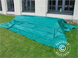 Tarpaulin 5x6 m, PVC 570 g/m², Green