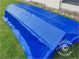 Tarpaulin 5x6 m, PVC 570 g/m², Blue