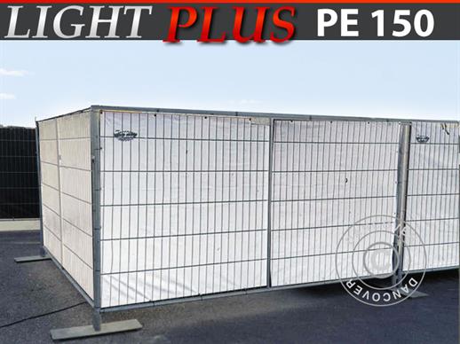 Fence tarpaulin 1.76x3.41 m, PE 150 g/m² White
