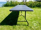 Folding Table 240x76x74 cm, Black (1 pc.)