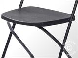 Kokoontaitettavat tuolit 43x45x80cm, Musta, 10 kpl.