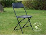 Folding Chair 43x45x80 cm, Black, 10 pcs.
