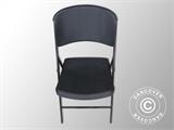 Folding Chair 48x43x89 cm, Black, 4 pcs.