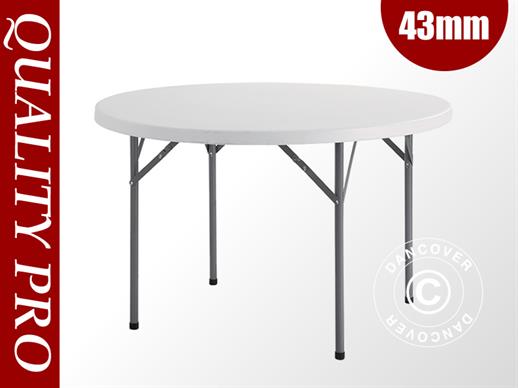 Apvalus sulankstomas stalas Ø115 cm, Šviesiai pilka (1 vnt.)