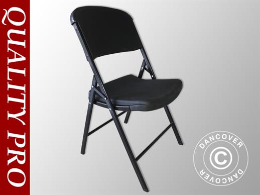 Kokoontaitettavat tuolit 48x43x89cm, Musta, 24 kpl.