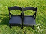 Klapstoelen, Zwart, 44x46x77cm, 24 St.