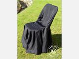 Housse pour 44x44x80cm chaise, Noir