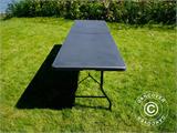 Table pliante PRO 242x74x74cm, Noir (25 pièces)