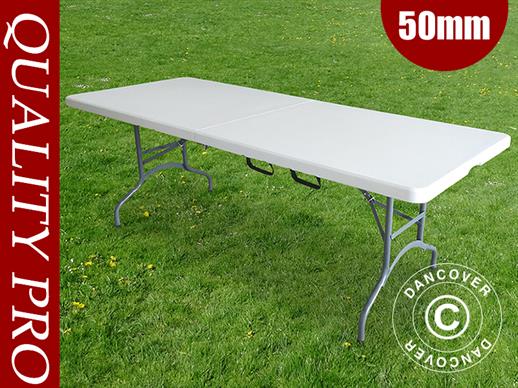 Table pliante PRO 212x86x74cm, Gris clair (pièce)