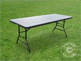 Folding Table PRO 182x74x74 cm, Black (1 pc.)