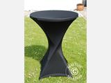 Nappe de table extensible Ø80x110cm, Noir