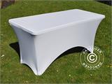 Stretch pöydänpäällinen 150x72x74cm, Valkoinen