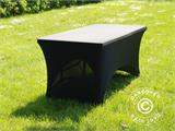 Copri-tavolo elasticizzato 200x90x74cm, Noir
