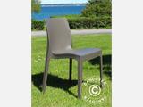 Stacking chair, Rome, Mocha, 1 pcs. ONLY 1 PC. LEFT