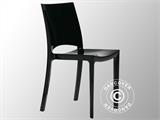 Chair, Sunshine, Glossy black, 6 pcs.
