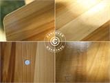 Wooden Table 220x60 cm, Light wood ONLY 3 PCS. LEFT
