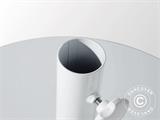 Stahlsockel für Sonnenschirm rund, Ø0,7m, Weiß