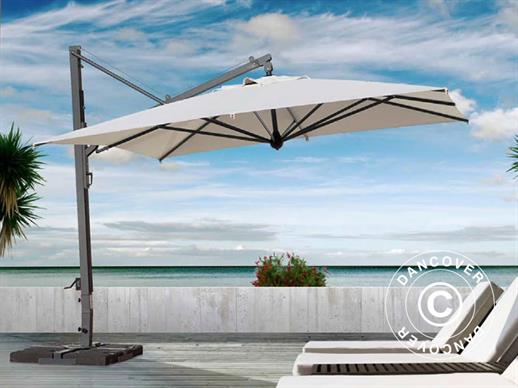 Cantilever parasol Galileo Maxi, 4x4 m, Ecru