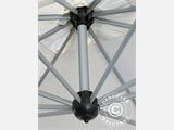 Zwevende parasol, Giotto Braccio, 3x4m, Ecru