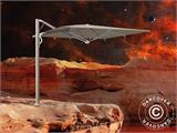 Ombrellone pensile con base, Galaxia Astro Spacegrey, 3x3m, Grigio Talpa