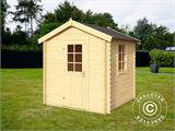 Houten tuinhuis Lyon 2x2x2,34m, 28mm, Naturel