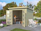 Wooden Shed Torrent 2.5x2x2.11 m, 28 mm, Natural