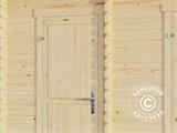 Wooden Shed/Cabin Riga 4.25x2.8x2.22 m, 34 mm, Natural